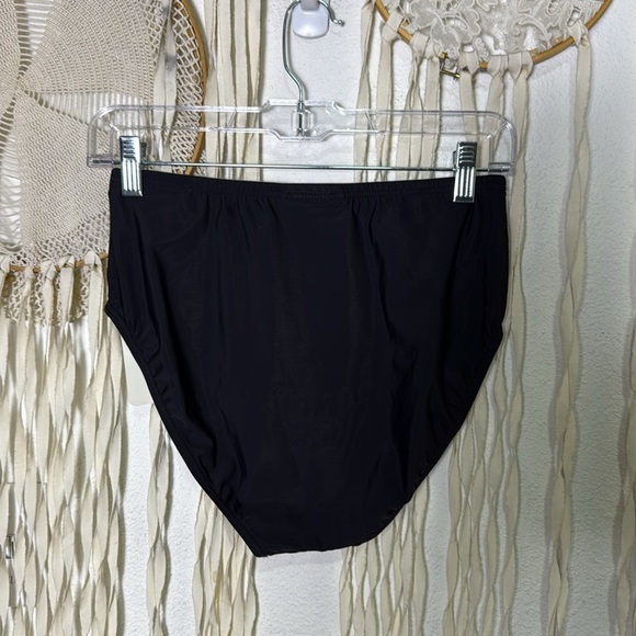 Talbots X Miraclesuit NWT Black Swim Briefs Size 10 - Picture 4 of 11
